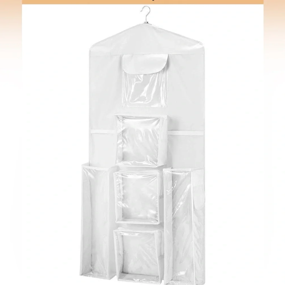 Whitomer White Hanging Closet Organizer